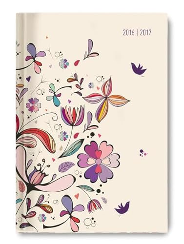 Collegetimer A5 Flower Art 2016/2017-1 Woche 2 Seiten