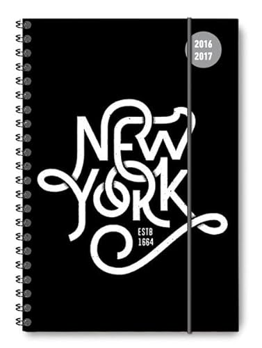 Collegetimer A5 Black Label NY 2016/2017 - Ringbuch