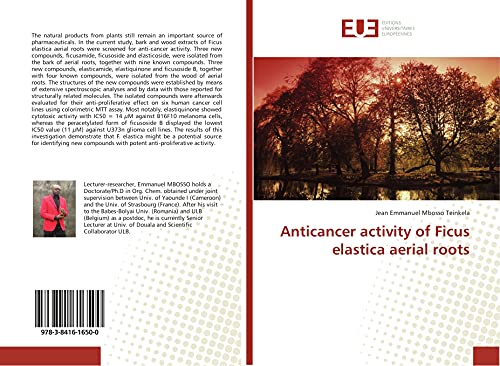 9783841616500: Anticancer activity of Ficus elastica aerial roots
