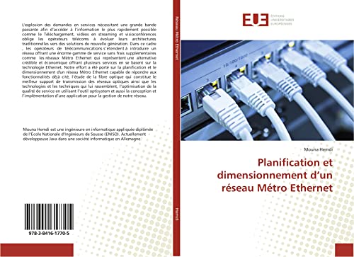 Stock image for Planification et dimensionnement d'un rseau Mtro Ethernet for sale by Revaluation Books