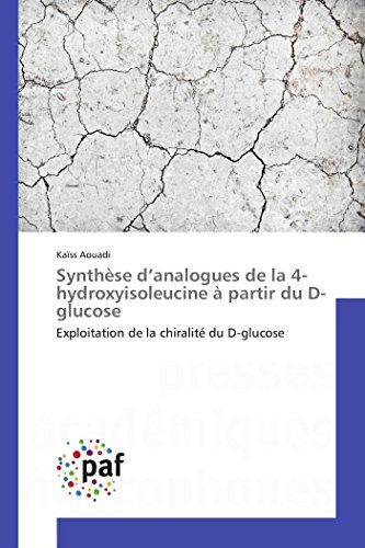 9783841626868: Synthse d’analogues de la 4-hydroxyisoleucine  partir du D-glucose: Exploitation de la chiralit du D-glucose