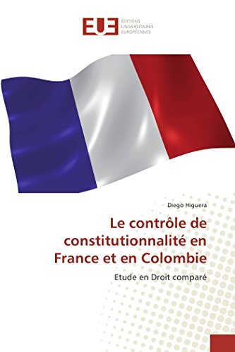 Imagen de archivo de Le Contrle de Constitutionnalit En France Et En Colombie (Omn.Univ.Europ.) (French Edition) a la venta por MusicMagpie