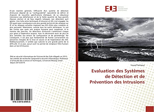 Stock image for Evaluation des Systemes de Detection et de Prevention des Intrusions for sale by Chiron Media