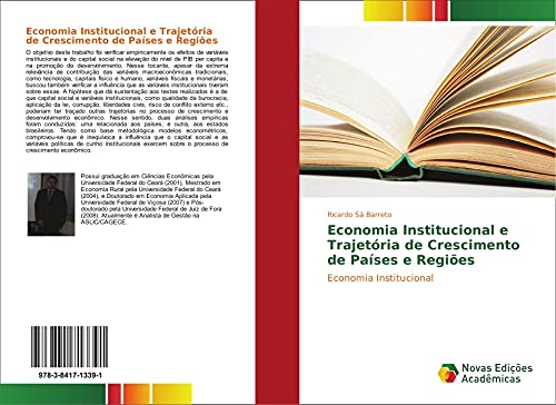 9783841713391: Economia Institucional e Trajetria de Crescimento de Pases e Regies