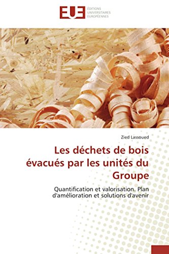 9783841734396: Les dchets de bois vacus par les units du Groupe: Quantification et valorisation. Plan d'amlioration et solutions d'avenir (Omn.Univ.Europ.)