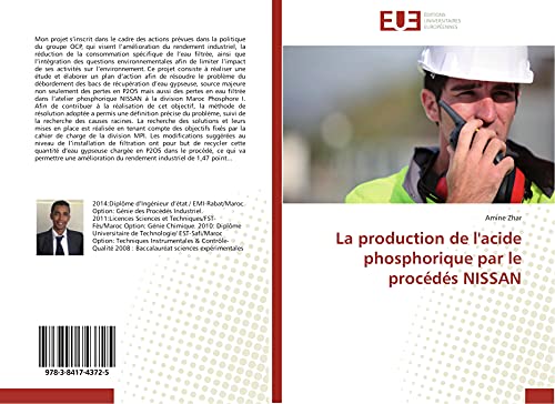 9783841743725: La production de l'acide phosphorique par le procds nissan (OMN.UNIV.EUROP.)