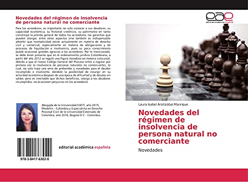 9783841763020: Novedades del rgimen de insolvencia de persona natural no comerciante: Novedades (Spanish Edition)