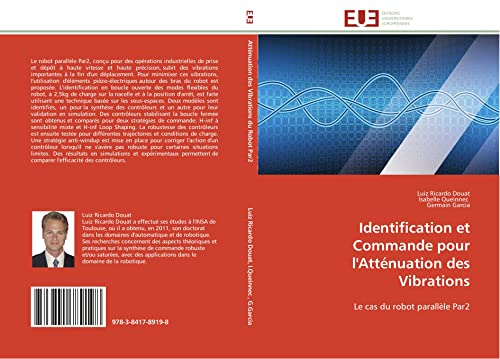 Beispielbild fr Identification et Commande pour l'Attnuation des Vibrations: Le cas du robot parallle Par2 (Omn.Univ.Europ.) (French Edition) zum Verkauf von Lucky's Textbooks