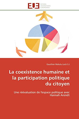 9783841794789: La coexistence humaine et la participation politique du citoyen: Une rvaluation de l'espace politique avec Hannah Arendt