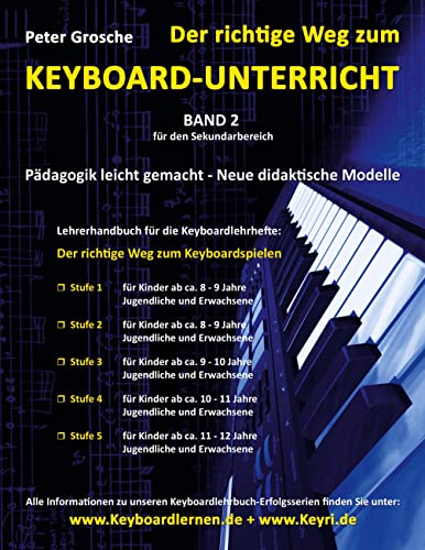 9783842375451: Der richtige Weg zum Keyboard-Unterricht - Band 2: Neue didaktische Modelle fr den Sekundarbereich - Unterrichtsbegleitendes Lehrerhandbuch fr die ... zum Keyboardspielen - Stufe 1, 2, 3, 4 und 5