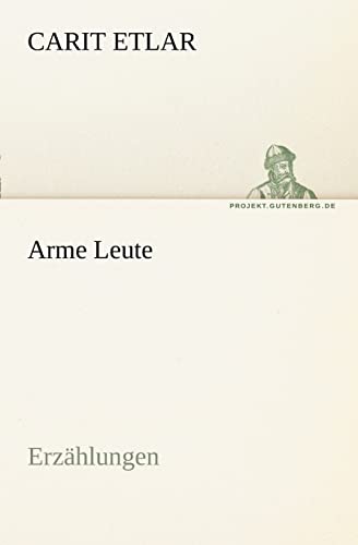 9783842415225: Arme Leute (German Edition)