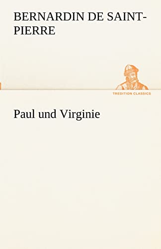 Stock image for Paul Und Virginie (German Edition) for sale by Book Deals