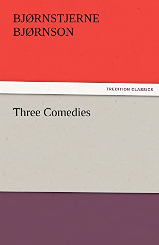 9783842429864: Three Comedies