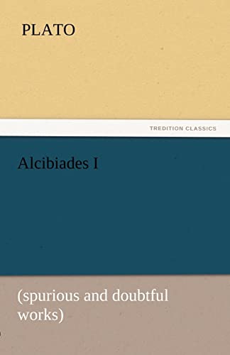 Alcibiades I (9783842440555) by Plato