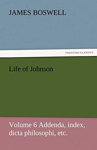 Life of Johnson - James Boswell