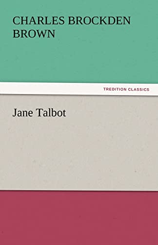 9783842445079: Jane Talbot (TREDITION CLASSICS)