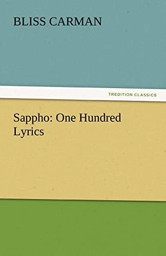 Beispielbild fr Sappho: One Hundred Lyrics zum Verkauf von Lucky's Textbooks