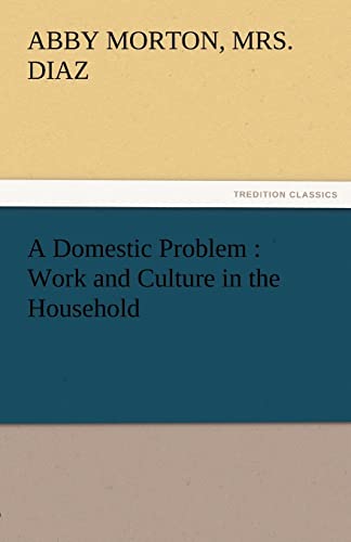 Imagen de archivo de A Domestic Problem: Work and Culture in the Household a la venta por Lucky's Textbooks
