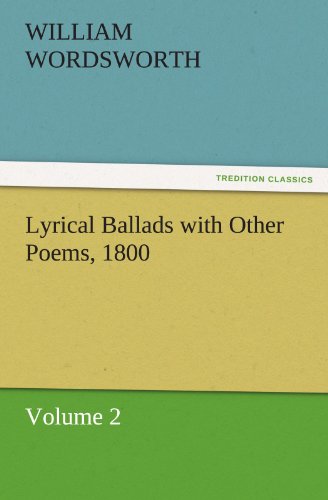 9783842466432: Lyrical Ballads with Other Poems, 1800, Volume 2