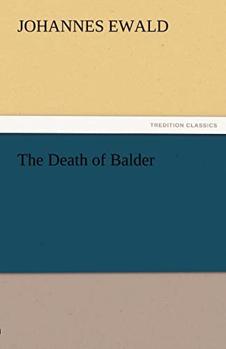 9783842474383: The Death of Balder