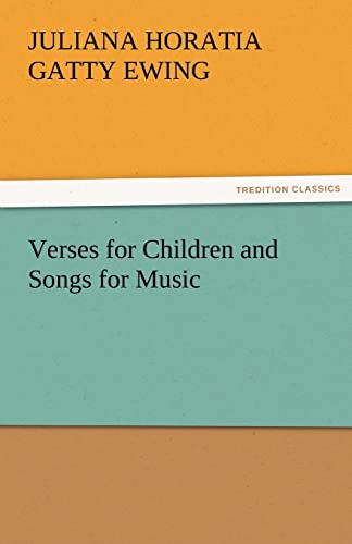 9783842482135: Verses for Children and Songs for Music