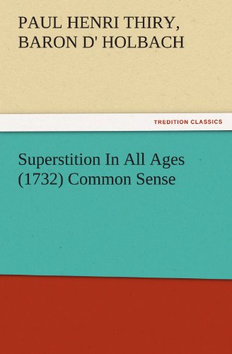 Stock image for Superstition in All Ages (1732) Common Sense for sale by Lucky's Textbooks