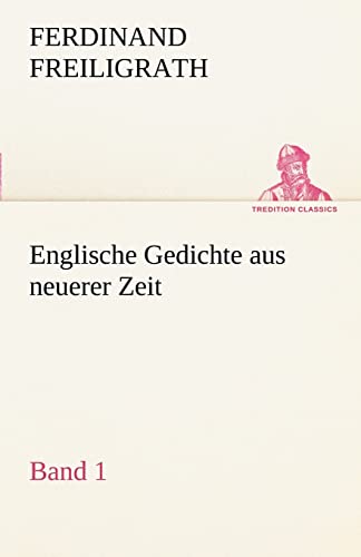 9783842489752: Englische Gedichte Aus Neuerer Zeit 1 (German Edition)