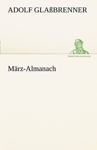 Beispielbild fr Marz-Almanach (German Edition) zum Verkauf von Lucky's Textbooks