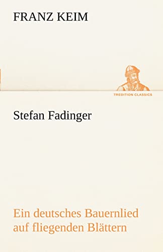 Stock image for Stefan Fadinger (German Edition) for sale by Lucky's Textbooks