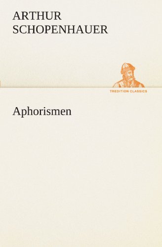 9783842493285: Aphorismen (TREDITION CLASSICS)