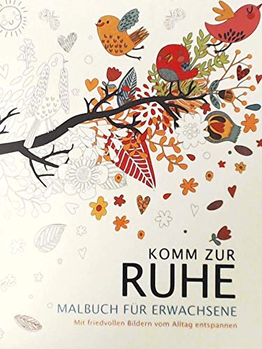 9783842712218: Malbuch fr Erwachsene: Komm zur Ruhe: Mit friedvollen Bildern vom Alltag entspannen