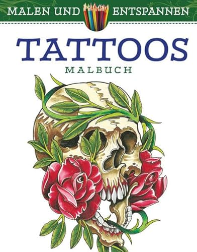 Stock image for Malen und entspannen: Tattoos for sale by medimops