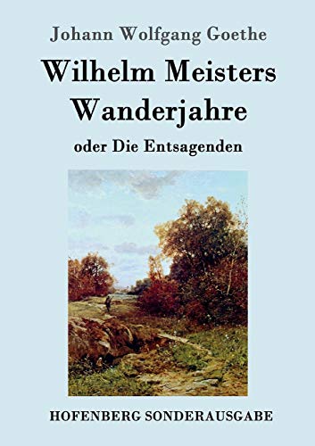 9783843017244: Wilhelm Meisters Wanderjahre: oder Die Entsagenden