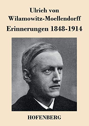 Imagen de archivo de Erinnerungen 1848-1914 a la venta por Chiron Media
