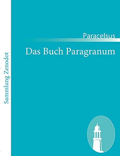 Beispielbild fr Das Buch Paragranum zum Verkauf von Chiron Media