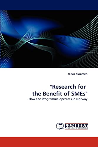 9783843356244: "Research for the Benefit of SMEs": - How the Programme operates in Norway