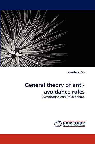 9783843357098: General theory of anti-avoidance rules: Classification and (re)definition