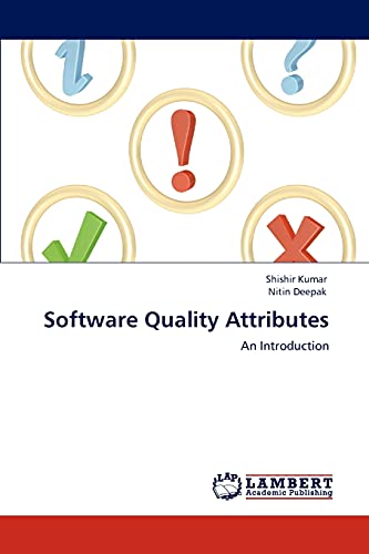 9783843393454: Software Quality Attributes: An Introduction