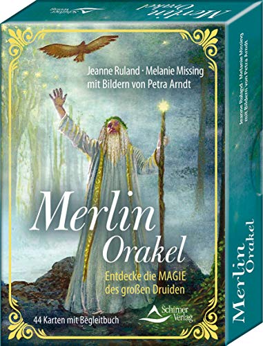 9783843491471: Merlin-Orakel - Entdecke die Magie des groen Druiden: - 44 Karten mit Begleitbuch