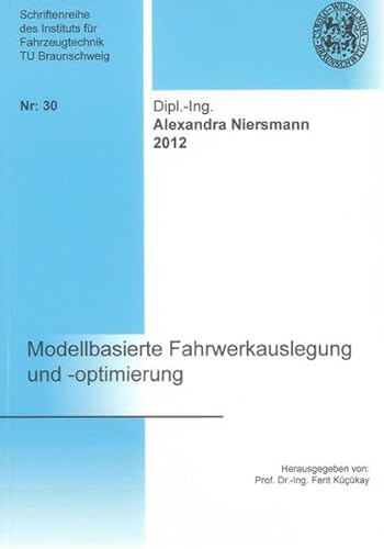 9783844007763: Modellbasierte Fahrwerkauslegung und -optimierung