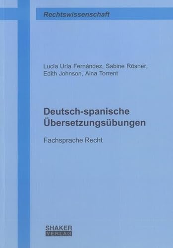 Imagen de archivo de Deutsch-spanische bersetzungsbungen -Language: german a la venta por GreatBookPrices