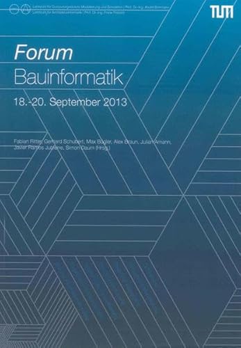 9783844021912: 25. Forum Bauinformatik 2013