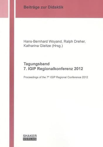 9783844022827: Tagungsband 7. IGIP Regionalkonferenz 2012