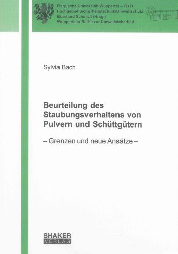 9783844023565: Beurteilung des Staubungsverhaltens von Pulvern und Schttgtern