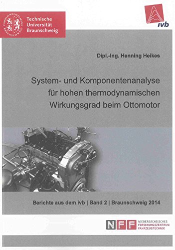 9783844031553: System- und Komponentenanalyse fr hohen thermodynamischen Wirkungsgrad beim Ottomotor