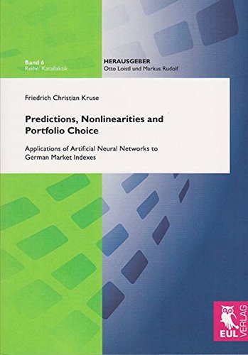 9783844101850: Predictions, Nonlinearities and Portfolio Choice: Applications of Artificial Neural Networks to German Market Indexes