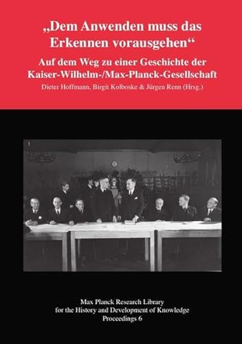 Dem Anwenden muss das Erkennen vorausgehen - Hoffmann, Dieter