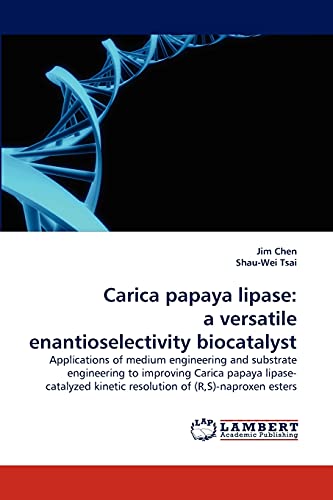 Carica papaya lipase: a versatile enantioselectivity biocatalyst - Jim Chen