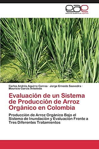 9783844346053: Evaluacin de un Sistema de Produccin de Arroz Orgnico en Colombia: Produccin de Arroz Orgnico Bajo el Sistema de Inundacin y Evaluacin Frente a Tres Diferentes Tratamientos