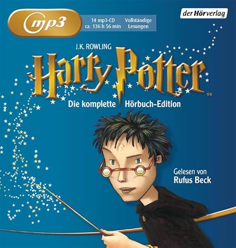 Harry Potter: Die komplette Hörbuch Edition - Gelesen von Rufus Beck (MP3 CD) - Joanne K. Rowling